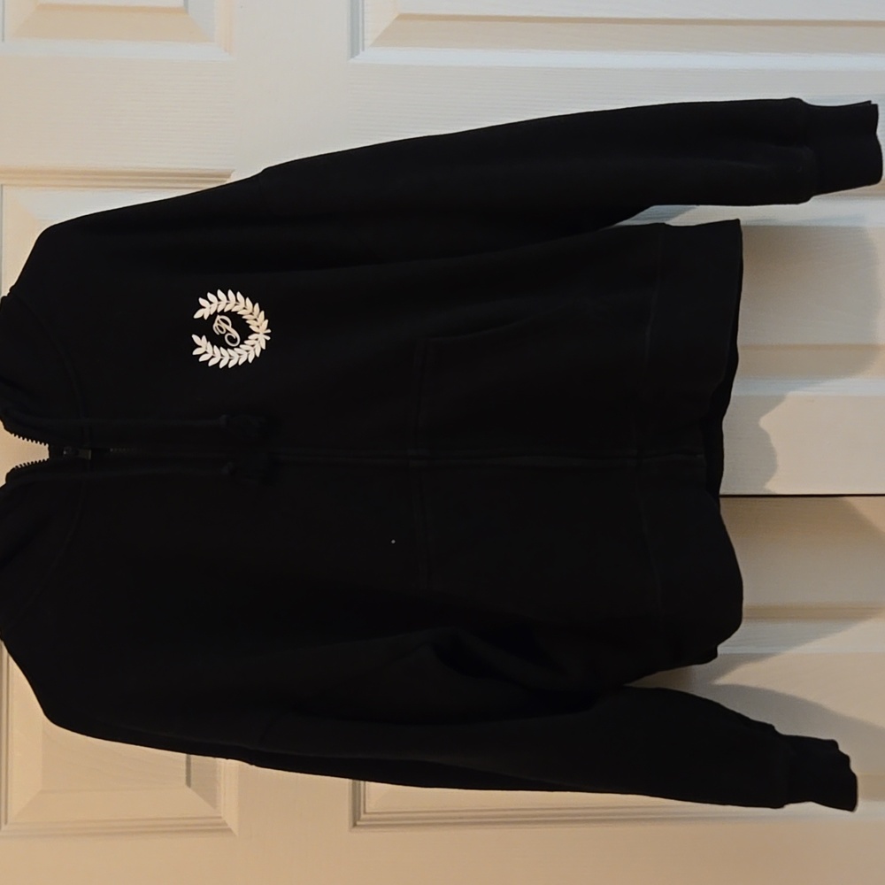 Black & White Pink Victoria Secret Hoodie Pullover Size M